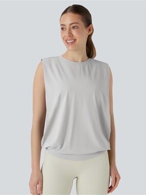 NWT Halara Ruched Cool Touch Yoga Tank Top